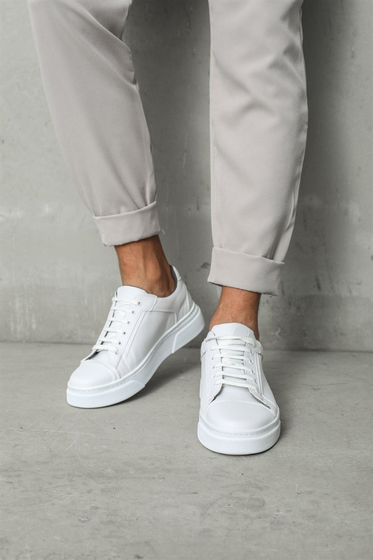 Beyaz Basıc Shoes S-14