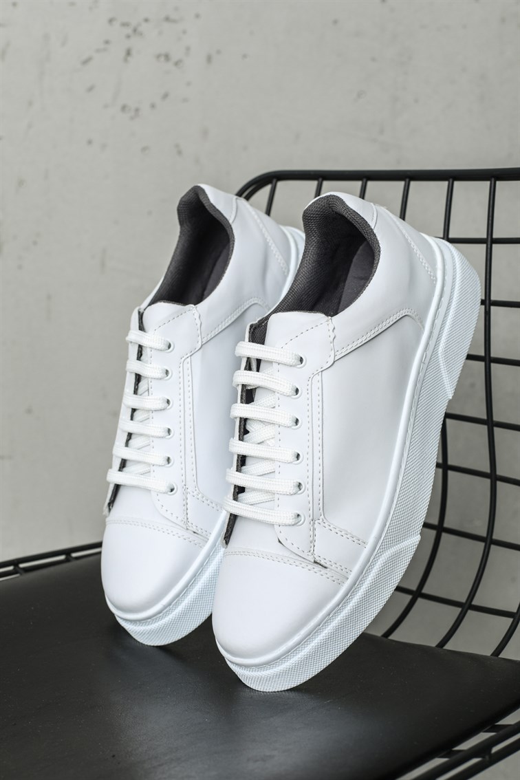 Beyaz Basıc Shoes S-14