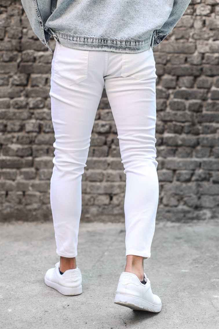 Beyaz Skinny Jean