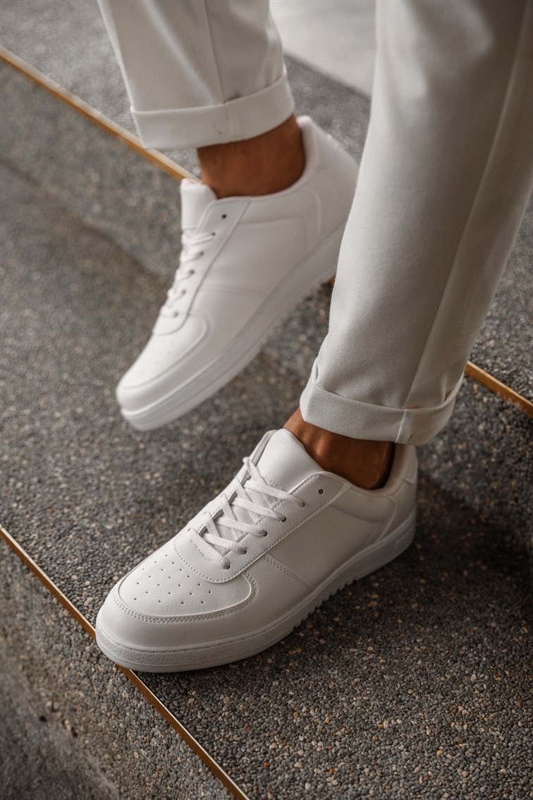 White Sneakers Shoes